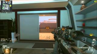 Call of Duty Black Ops 2 1 bullet 2 kills trough the wall