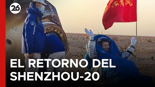 🇨🇳 ESPACIO | La tripulación de la misión Shenzhou-20 aterrizó en Mongolia Interior
