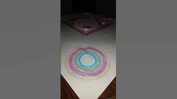 how to make a spirograph design #like #subscribe#spirograpg #spiral art#spiral art design
