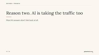 Why your website traffic dropped in 2026 (and what to do about it)
