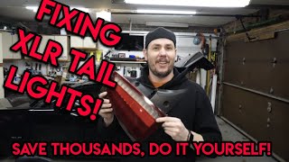 Repairing A Cadillac XLR Tail Light