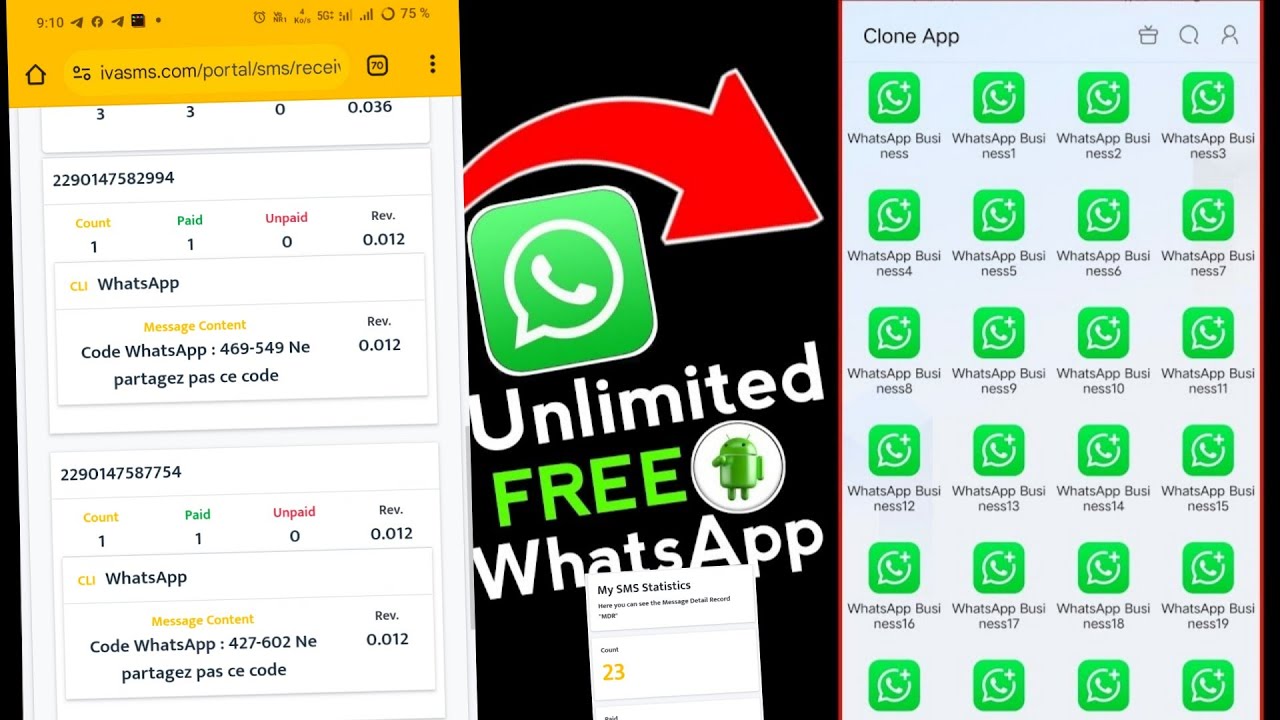 Free Number For Verification 2026 | Unlimited Whatsapp Number OTP Free 