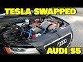 Hands on with Worlds First Tesla Powered Audi!