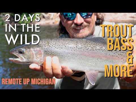 (Day 2) 2 DAYS Camping & Fishing Remote Michigan River