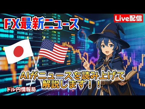 【FXライブ配信】2026.3/16.6:59~AIが最新ニュースをすべて読み上げます！リアルタイムでドル円レートをお知らせしニュースが入り次第、今後のドル円レートについて詳しく解説していきます。