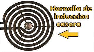 COMO HACER UNA COCINA DE INDUCCION CASERA MUY FACIL, HORNALLA DE INDUCCION CASERA, Recalibrando.