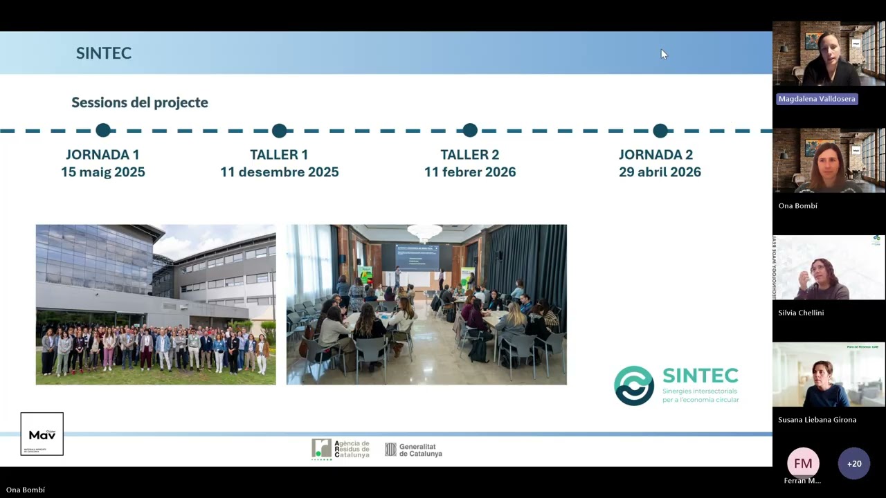 ♻️ SINTEC, un projecte pioner de simbiosi industrial per avançar cap a l’economia circular