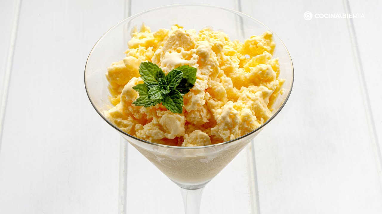 Receta de copa de naranja helada con Arguiñano