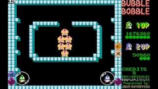 [Part 4/10] Bubble Bobble (DOS version) 2-players walkthrough, with secret round 41