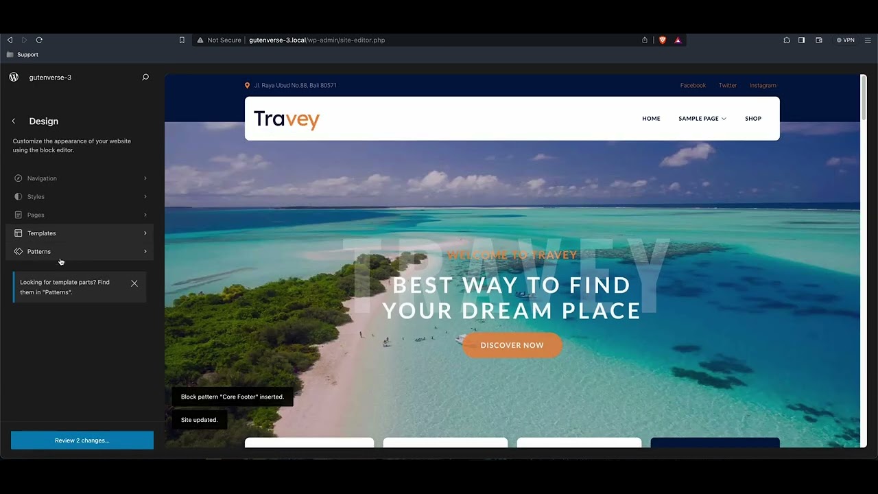 Create Template and using pattern - YouTube