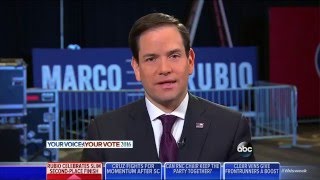 Marco on ABC: I'm The Conservative Who Can Win In November | Marco Rubio for President