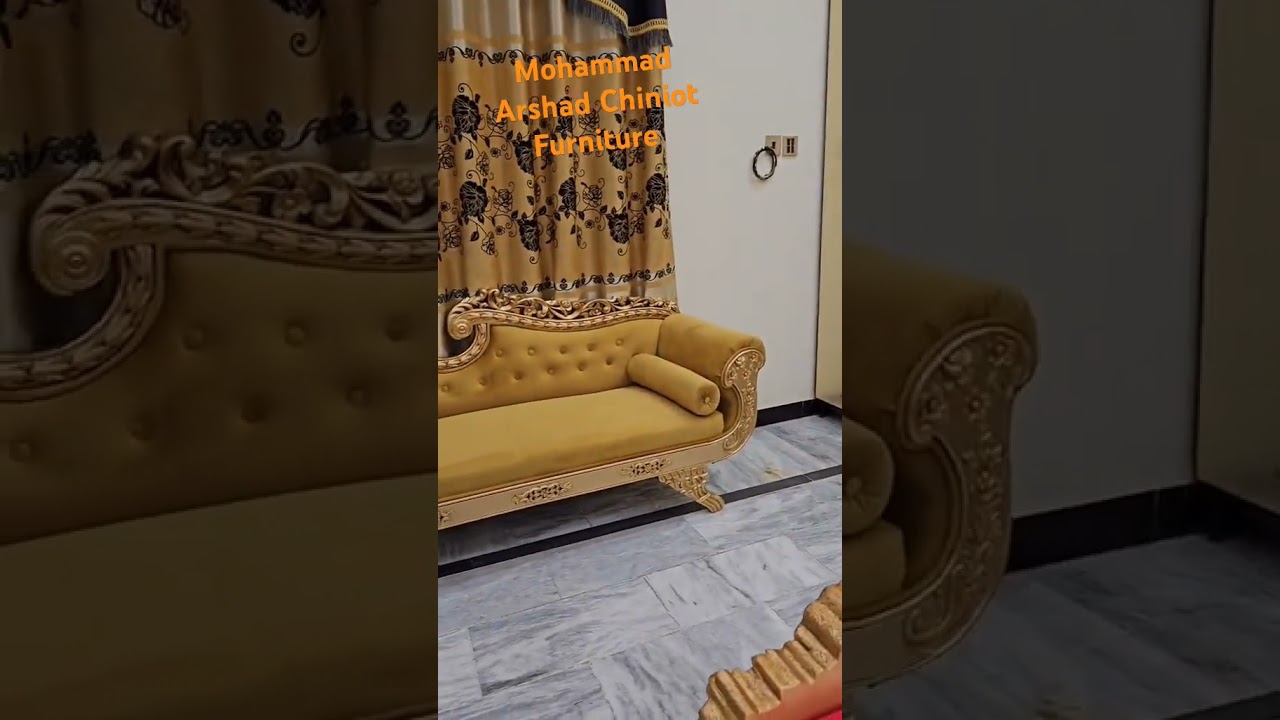 Chinioti Wooden Dewan sofa in Indian style | Divan designs2025 