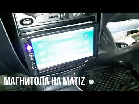 2din магнитола из Китая установка на daewoo Matiz