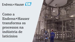 Como a Endress+Hauser transforma os processos na indústria de laticínios