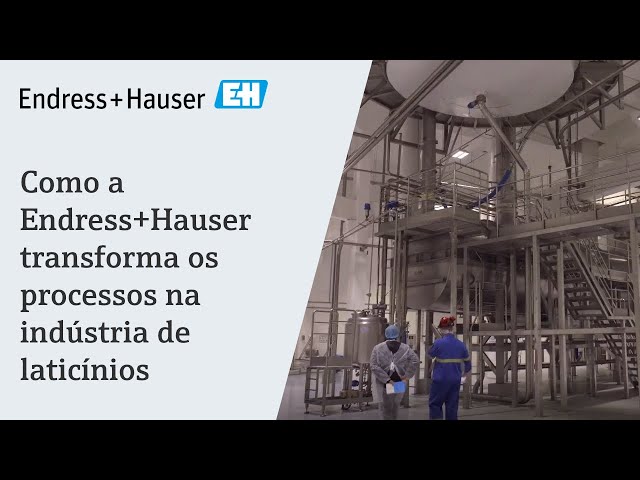 Como a Endress+Hauser transforma os processos na indústria de laticínios
