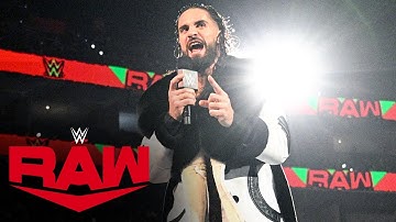 Seth “Freakin” Rollins announces he will challenge Roman Reigns at Royal Rumble: Raw, Jan. 10, 2022