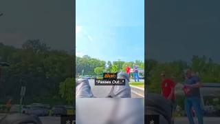 Biker Passes Out… @blackhornets1