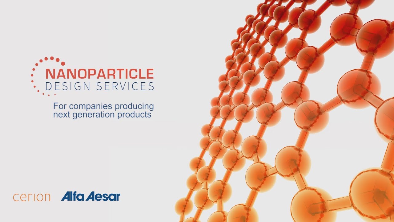 Nanoparticle Design Service - Bespoke Nanoparticles from Alfa Aesar and Cerion