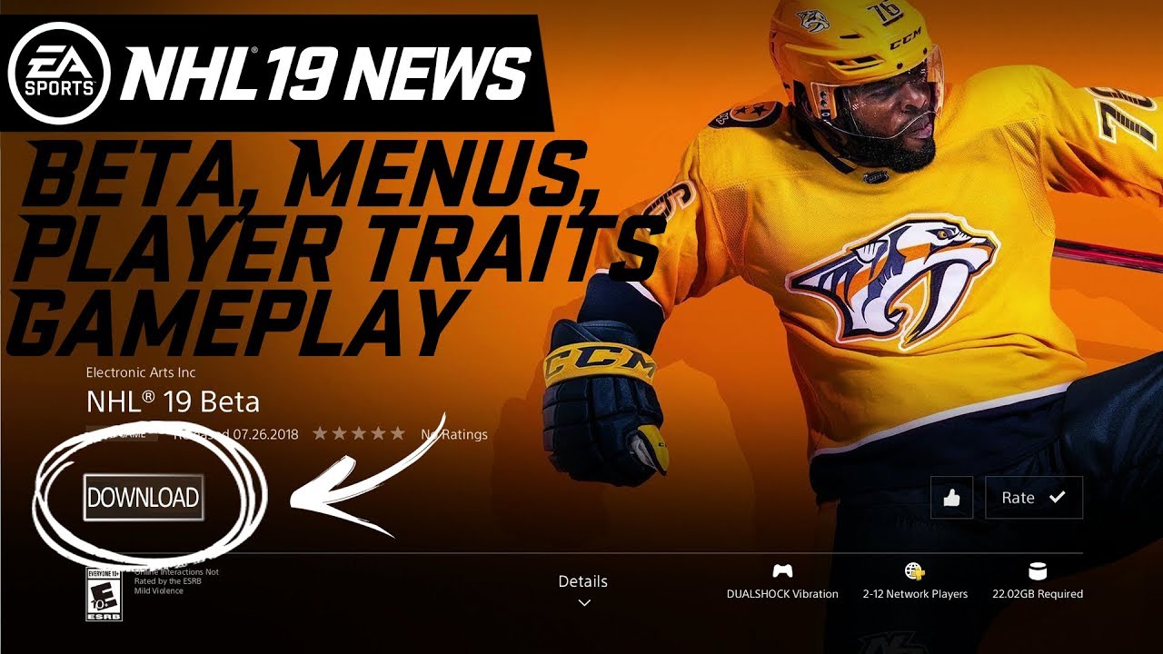 NHL 19 NEWS | BETA, WOC MENUS, PLAYER TRAITS, GAMEPLAY