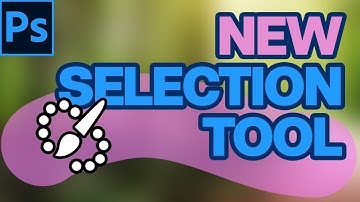 NEW Selection Brush Tool - Photoshop Tutorial