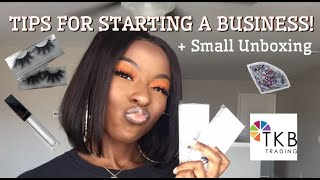 Starting Your Own Business: Beginner Tips &amp; Mistakes To Avoid When Starting a Business + Unboxing