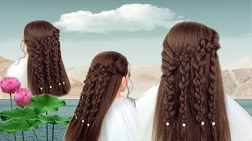 #063. Hướng Dẫn Tết Tóc Xinh Đi Chơi - Đi Tiệc Đơn Giản Dễ Làm Dành Cho Các Bạn Gái