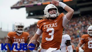 No. 24 Texas beats Baylor, keeps Big 12 title hopes alive | KVUE