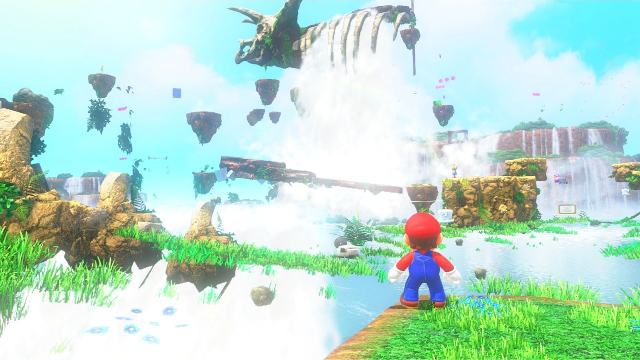 Mario Odyssey aber OHNE BODEN!