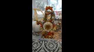 Fall Vintage Glam Tim Holtz Luminary