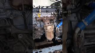 ниссан куб моторный отсек вымыт двигатель поставлен