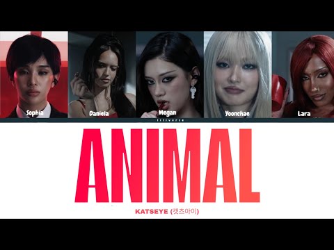 KATSEYE (캣츠아이) 'ANIMAL' (Color Coded Lyrics)