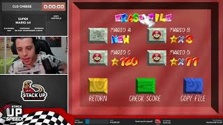 Super Mario 64 Randomizer 120 Star Speedrun by CLG Cheese - Stack Up the Speed! 2020