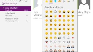 Windows 8   Desktop Version Add an Emoticon to a Message screenshot 5