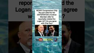 Chip Roy Zohran Mamdani post uses bold sans-serif layout to farm Logan Act deportation polls#Shorts