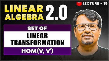 Set of Linear Transformation Hom(V, V