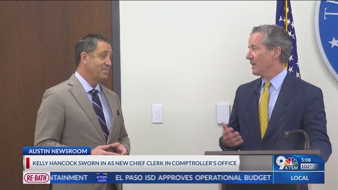 Hancock sworn in as new Chief of Comptroller's Office
