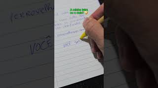 Minha letra é terrível! 😂🤣😅