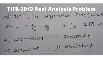 TIFR-2019-Real Analysis problem
