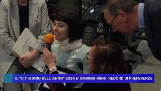 IL CITTADINO DELL' ANNO 2024 E' GIORGIA RIGHI, RECORD DI PREFERENZE