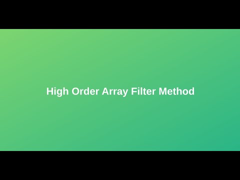 Javascript custom filter method
