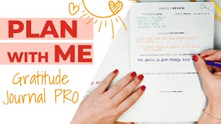 Plan with Me ft. Clever Fox Gratitude Journal PRO