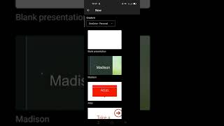 How to Make Presentation Cover Page in Power Point Mobile screenshot 1
