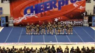 CheerForce Junior 4 at CheerPros 1/29/12