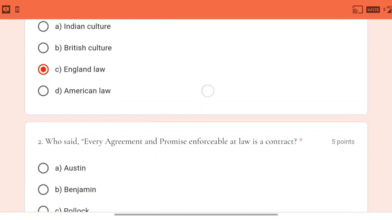 Business law quiz certificate YouTube