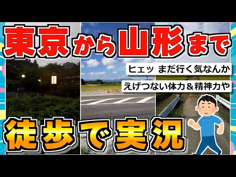 【旅スレ】東京から松島＆山形加茂水族館まで徒歩で旅する（前編）