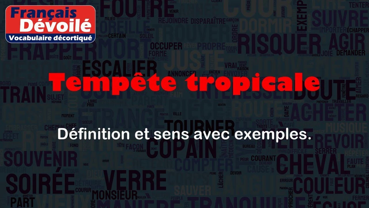 Tempête tropicale