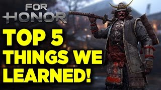 Top 5 Things We Learned in the For Honor Alpha