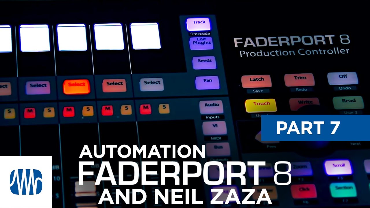 PreSonus—Neil Zaza on the Faderport 8 Part 7: Automation - YouTube