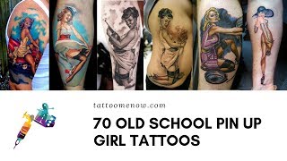 70 Beautiful Pinup Girl Tattoos Designs and Ideas