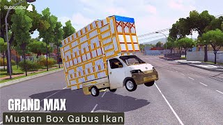 DAIHATSU GRANMAX SULAWESI MUAT BOX GABUS IKAN OVER LOAD AUTO JUMPING | MOD BUSSID